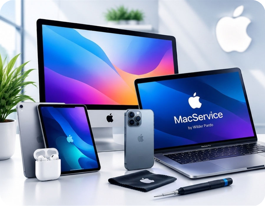Detalle de un MacBook - MacService